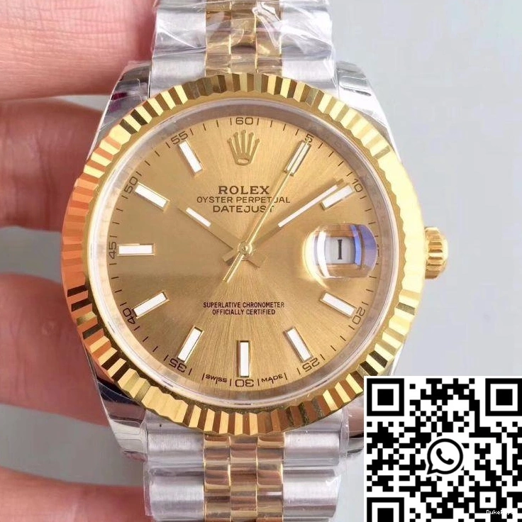 Yellow Dial Factory Gold II Datejust 116333 EW 41MM Rolex 1006